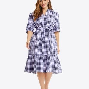 NWOT Draper James Loretta Shirt Dress in Gingham